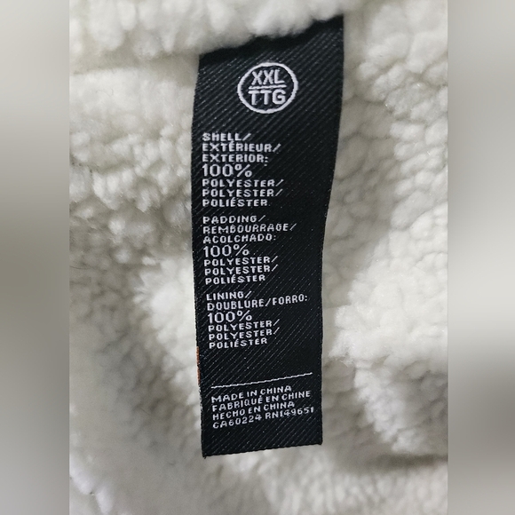 Buffalo David Bitton Plaid Teddy Jacket - Blue and Tan - Picture 2 of 4